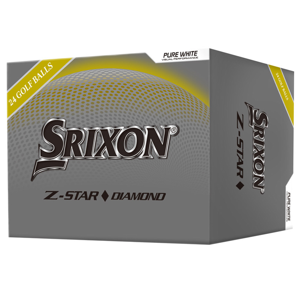Srixon Z-Star Diamond 3 White Golf Balls - Double Dozen Pack Srixon Z-Star Diamond 3 White Golf Balls - Double Dozen Pack
